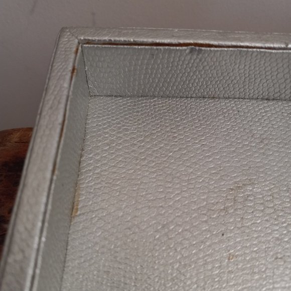 Hold Everything by Williams Sonoma Silver Leather Valet Tray - Picture 12 of 16